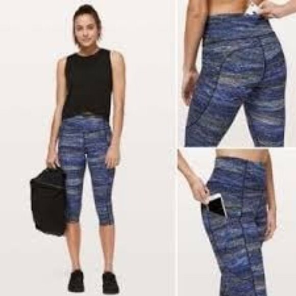 Lululemon Fast Free Pocket Leggings II 25" Non-Reflective Nulux Size 10 W5BXSS - Picture 2 of 11